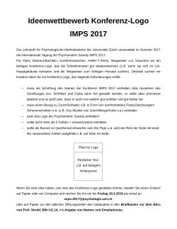 Ideenwettbewerb Konferenz-Logo IMPS 2017