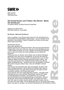 Die Zitrone