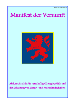 Manifest der Vernunft