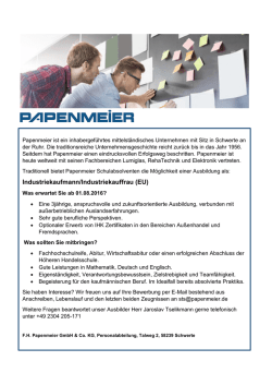 Industriekaufmann/Industriekauffrau (EU)