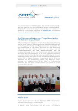 Januar - ARTS Deutschland GmbH