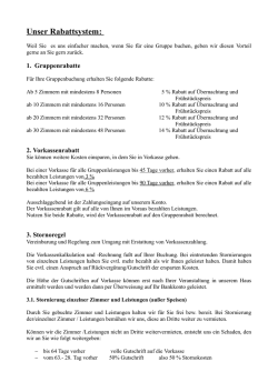 Gruppenrabatte - Schieferpark
