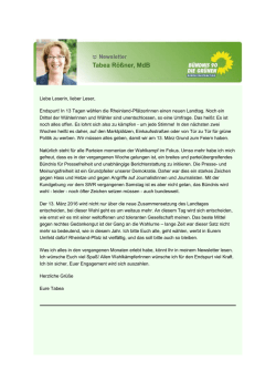 Liebe Leserin, lieber Leser, Endspurt! In 13 Tagen