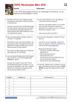 Wochenplan - Lehrerservice.at