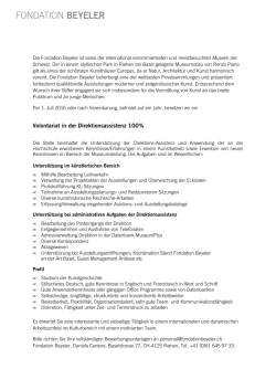 Dokumentanhang laden - Museen in der Schweiz