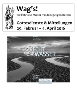18.30 Hl. Messe - Kloster Waghäusel