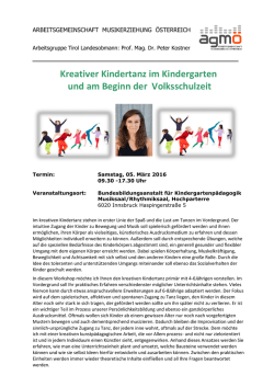 infoblatt & anmedlung - Arbeitsgemeinschaft Musikerziehung