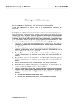 Drs. 17/5242  - Nieders&auml;chsischer Landtag