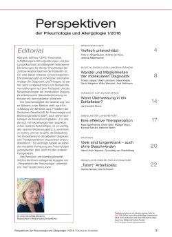 Perspektiven - Deutsches Ärzteblatt