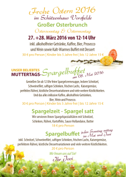 zum Flyer - Hotel & Restaurant Schützenhaus Vorsfelde