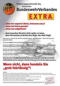 Informationen zur Diensthaftpflicht