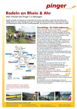 Radeln an Rhein & Ahr