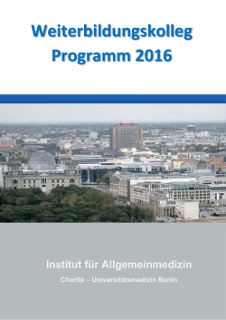 2016 - Institut für Allgemeinmedizin