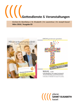 Gottesdienste & Veranstaltungen