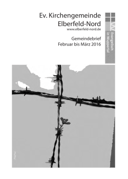 Februar bis März 2016 - Evangelisch in Wuppertal