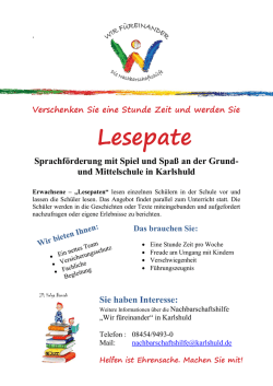 Lesepate - Karlshuld