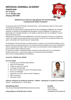 indvidual handball academy - Individual Handball Academy