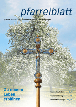 2016-03 März - Pfarrei Hitzkirch