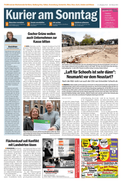 Gratis - Kurier am Sonntag