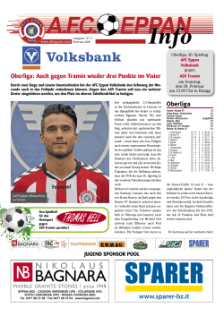 Oberliga - AFC Eppan Homepage