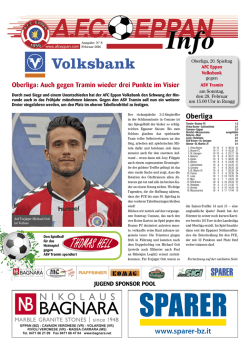 Oberliga - AFC Eppan Homepage