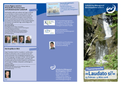 Faltflyer herunterladen - Katholisches Bildungswerk BGL