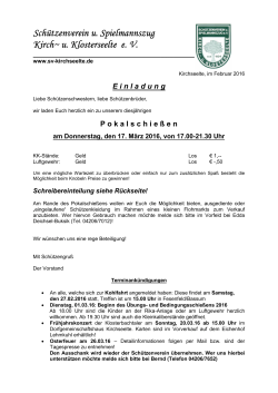 Schützenverein u. Spielmannszug Kirch~ u. Klosterseelte e. V.