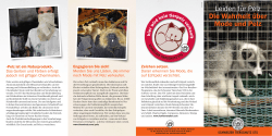 Leiden für Pelz - Schweizer Tierschutz STS