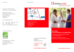 Weitere Informationen - Kliniken der Stadt Köln gGmbH