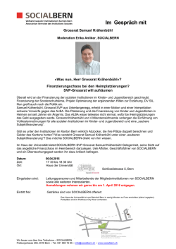 Infos - SOCIALBERN