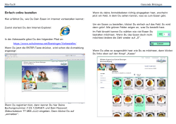 Einfach online bestellen