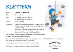 KLETTERN