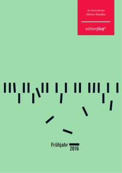 Edition F&uuml;nf
