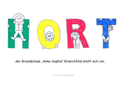 Hortpr&auml;sentation - Grundschule "Anna Sophia" Kranichfeld