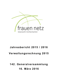 Jahresbericht 2015/2016