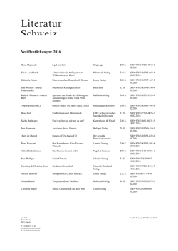 Veröffentlichungen: 2016