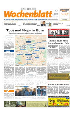 HORN - Hamburger Wochenblatt