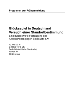 Flyer - ginko Stiftung für Prävention