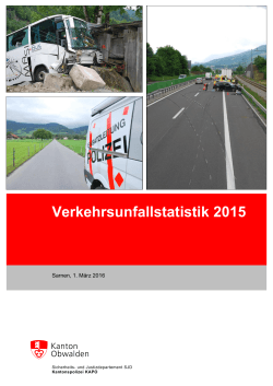 Verkehrsunfallstatistik OW 2015