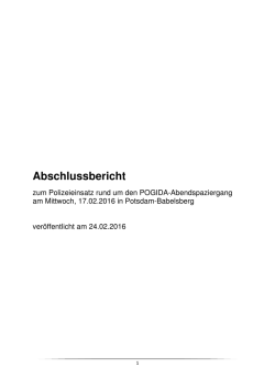 POGIDA in Babelsberg ENDFASSUNG
