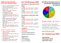 Der TalentKompass NRWl iDer TalentKompass NRW