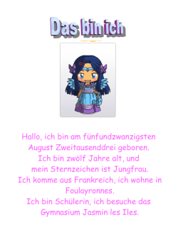 Hallo, ich bin am f&uuml;nfundzwanzigsten August Zweitausenddrei