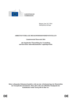 2016 länderbericht Österreich - Die Europäische Kommission