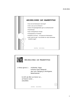 Wechseljahre und Homöopathie f. Reinhard.pptx