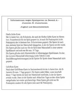 Informationen wegen Spielsperren im Bereich A - flvw-k4
