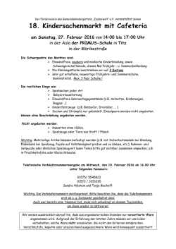 Der F&ouml;rderverein des Gemeindekindergartens &bdquo;Zauberwelt&ldquo; e