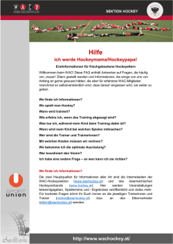 Hilfe - WAC