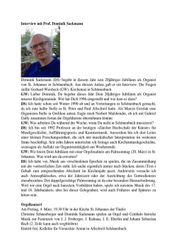 dominik sackmann - Pastoralraum Allschwil und Sch&ouml;nenbuch