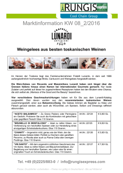 Marktinformation KW 08_2/2016