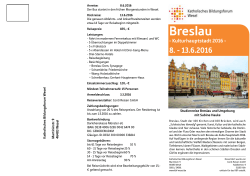 Breslau - Kulturhauptstadt 2016 - Katholische Kirchengemeinde